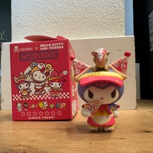 Tokidoki x Hello Kitty Fast Food Figure - Pink and Yellow